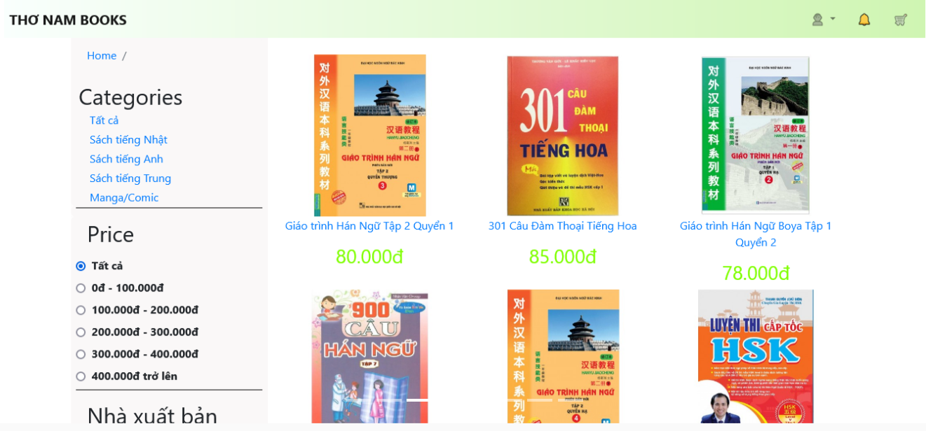 Dự án Online Book